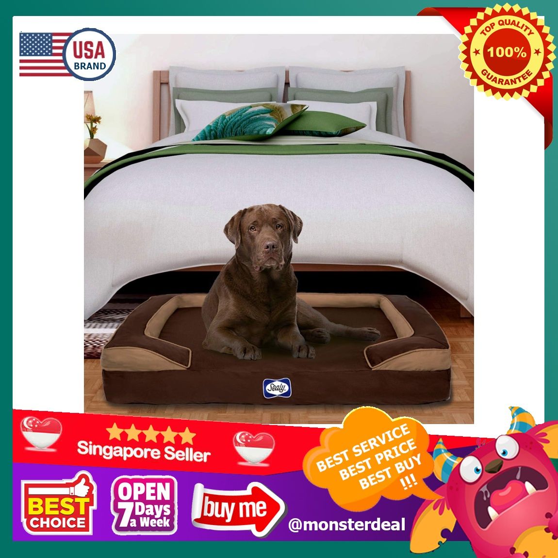 Sealy dog bed extra large discount