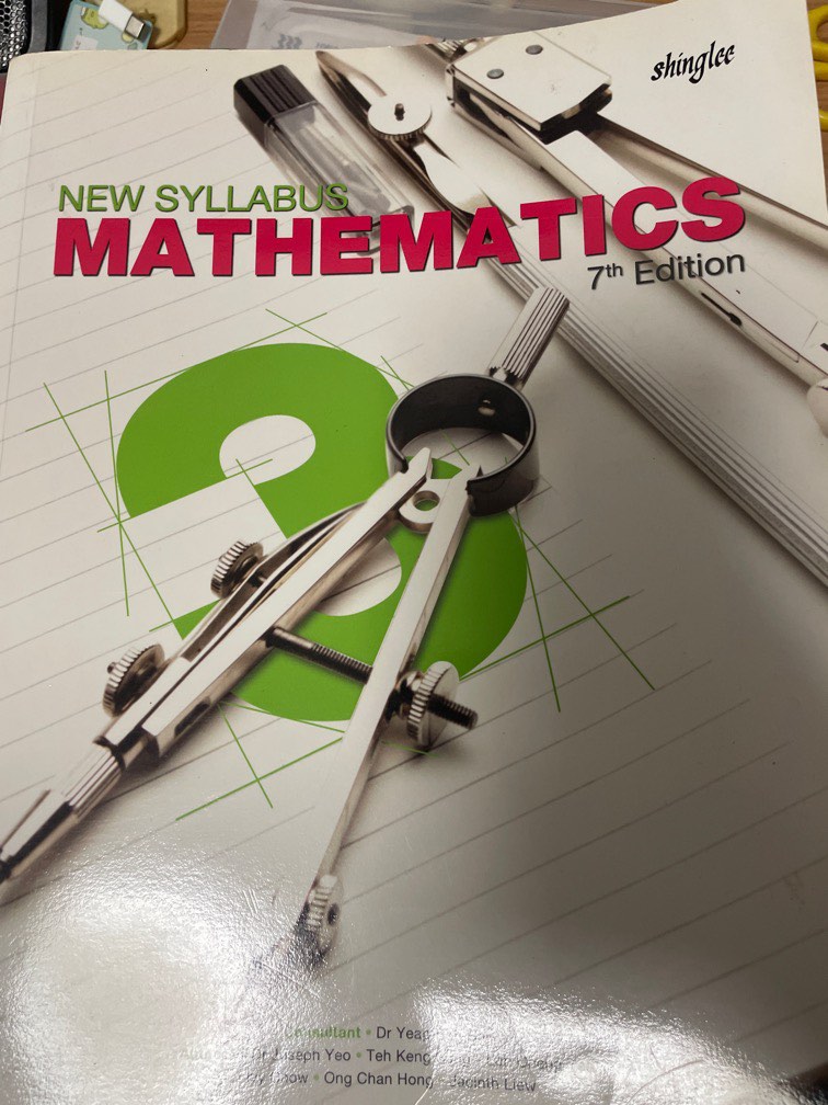 Sec 3 Math Textbook + Workbook 7th Edition (Shing Lee Publisher) O Levels, Hobbies \u0026 Toys, Books ...