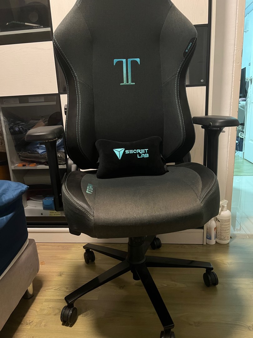 SECRETLAB OMEGA TITAN 2020 CHARCOAL BLUE Furniture Home Living