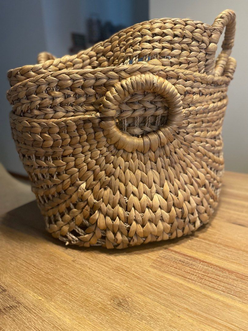 Set of 3 IKEA baskets, Furniture & Home Living, Home Improvement