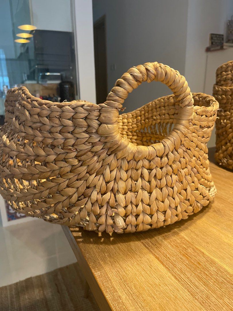 Set of 3 IKEA baskets, Furniture & Home Living, Home Improvement