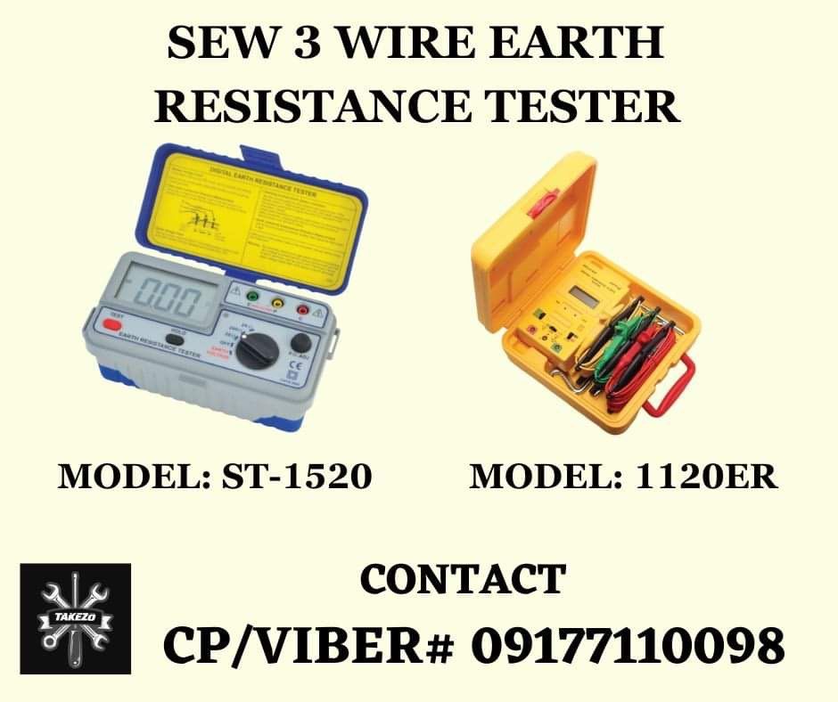 SEW 3 WIRE EARTH RESISTANCE TESTER, Commercial & Industrial, Industrial