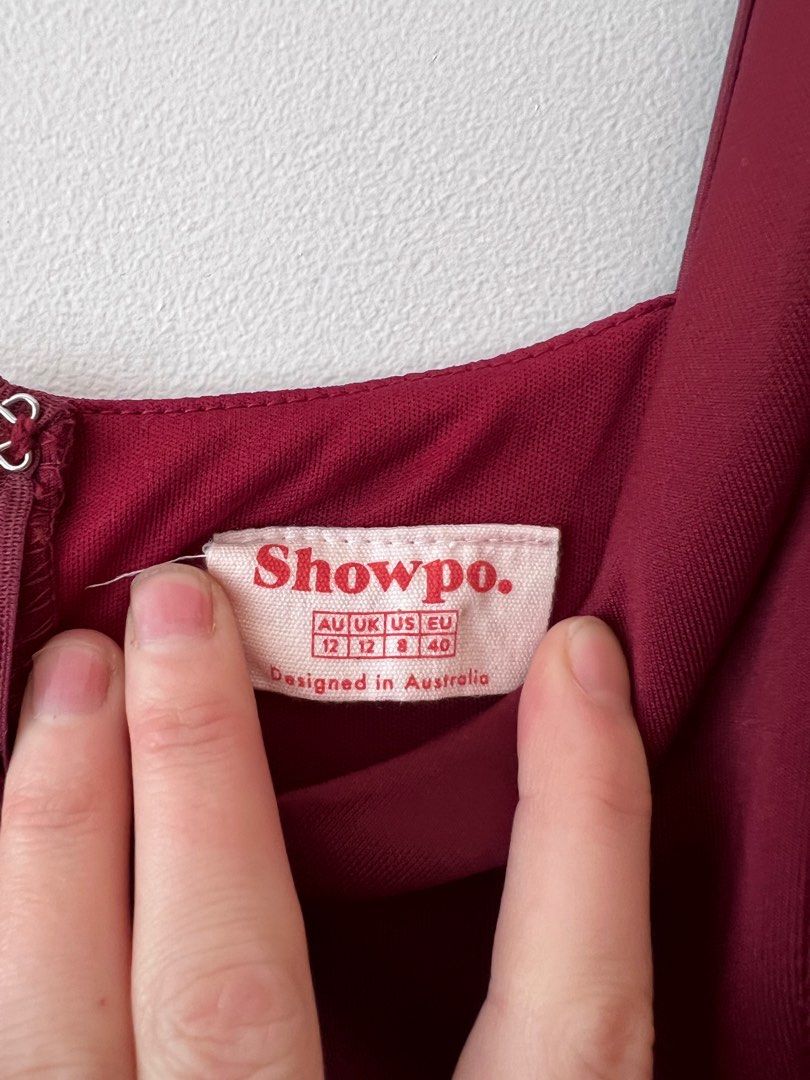 Showpo deals maroon dress