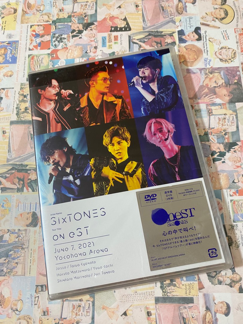 🈹求清] SixTONES OneST DVD 通常盤, 興趣及遊戲, 收藏品及紀念品