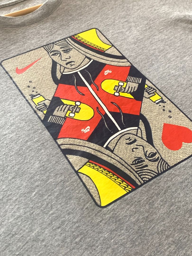 Size M Original NIKE SB Queen Card T Shirt