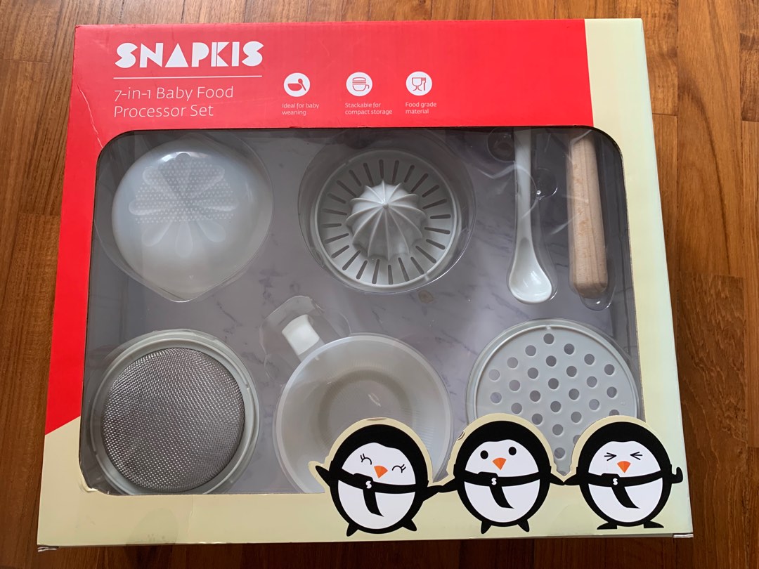 Snapkis 7in1 baby food processor set, Babies & Kids, Nursing & Feeding, Weaning & Toddler