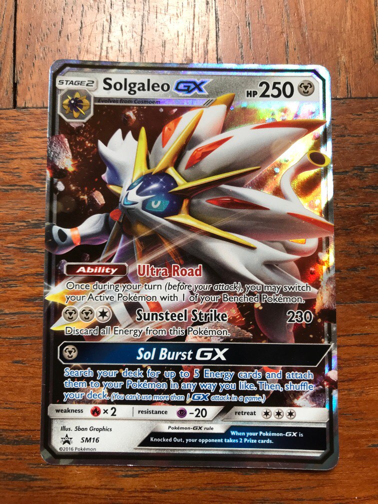 Solgaleo GX, Hobbies & Toys, Toys & Games on Carousell