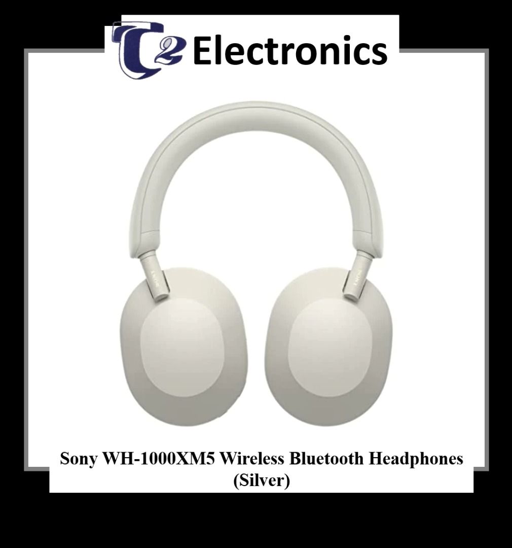 Sony WH-1000XM5 Wireless Noise Cancelling Headphones - Silver