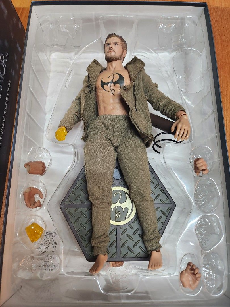 SooSoo Toys Iron Warrior Danny Rand Netflix Iron Fist 1 6 Hobbies