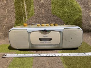 Soundlook Mini Boombox Radio cassette From japan DC 6v 220v Batt operated UNIT ONLY