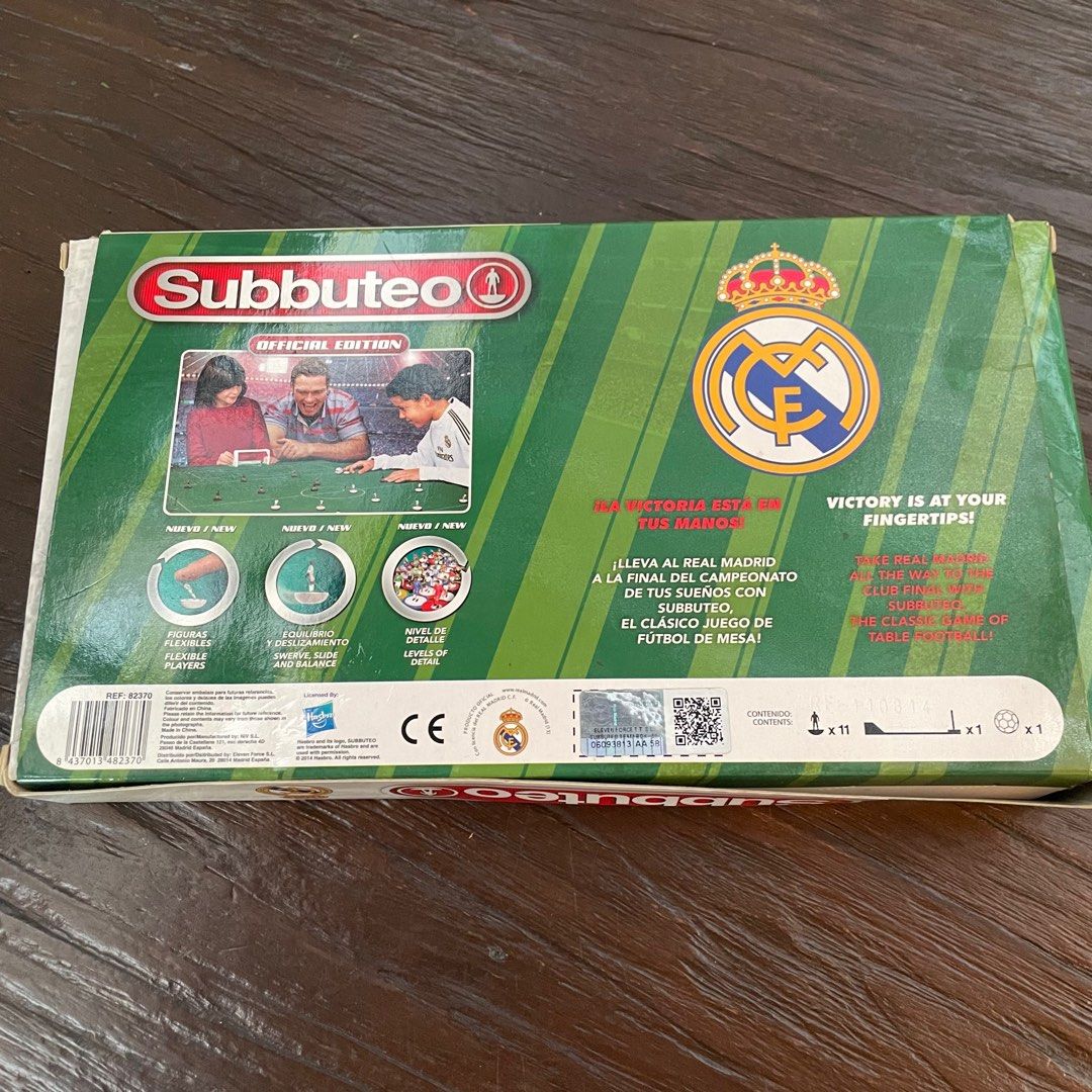 Subbuteo Vintage Real Madrid Team Set, Hobbies & Toys, Toys & Games on  Carousell