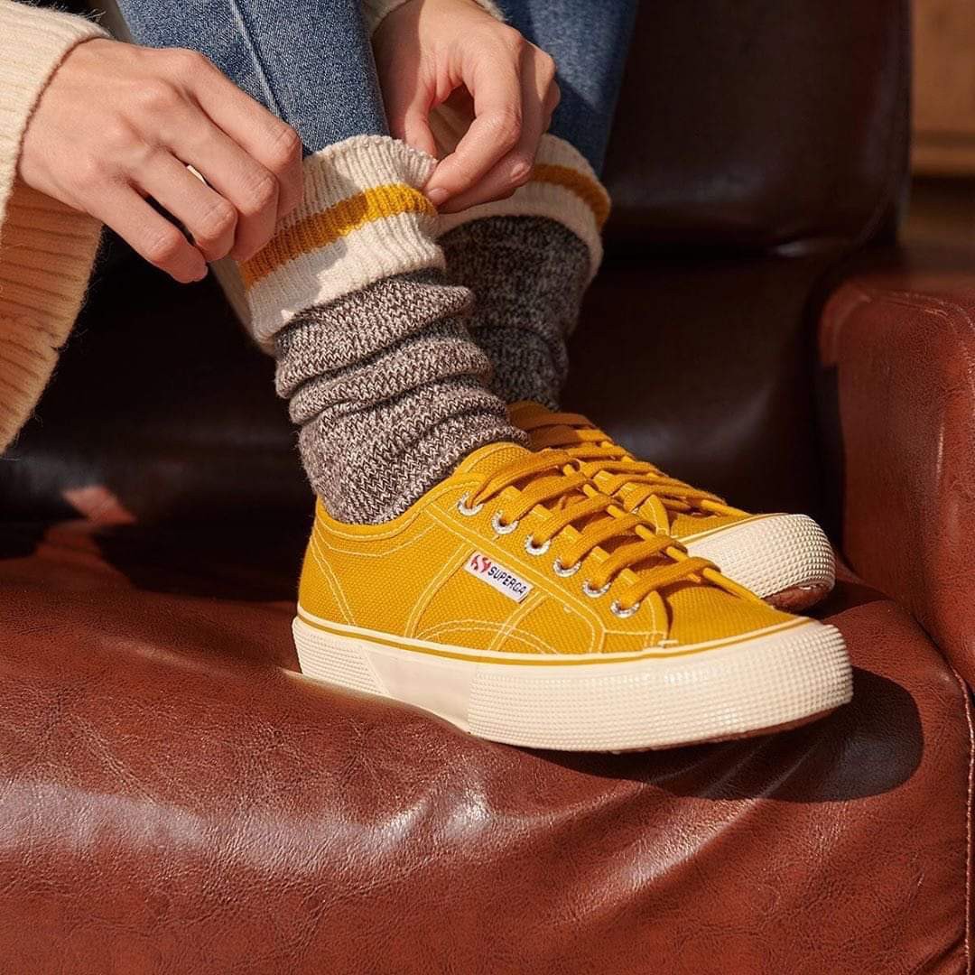 Superga 2490 COTU Yellow Golden Women s Fashion Footwear