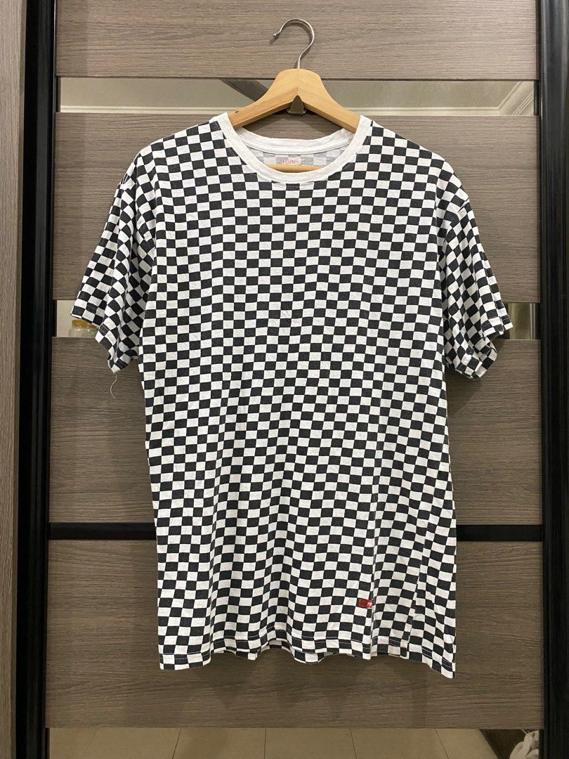 Supreme hanes checkered tee discount