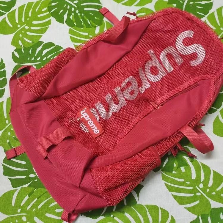 全新現貨】Supreme SS20 Week 1 Backpack 3 M徽標雙肩背包書包紅色