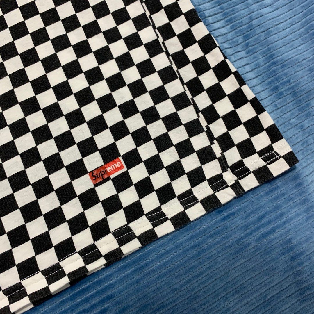 Supreme hot sale hanes checkered