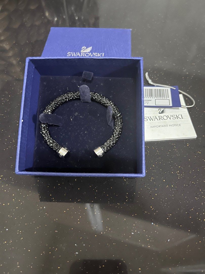 Swarovski crystaldust bracelet black sale