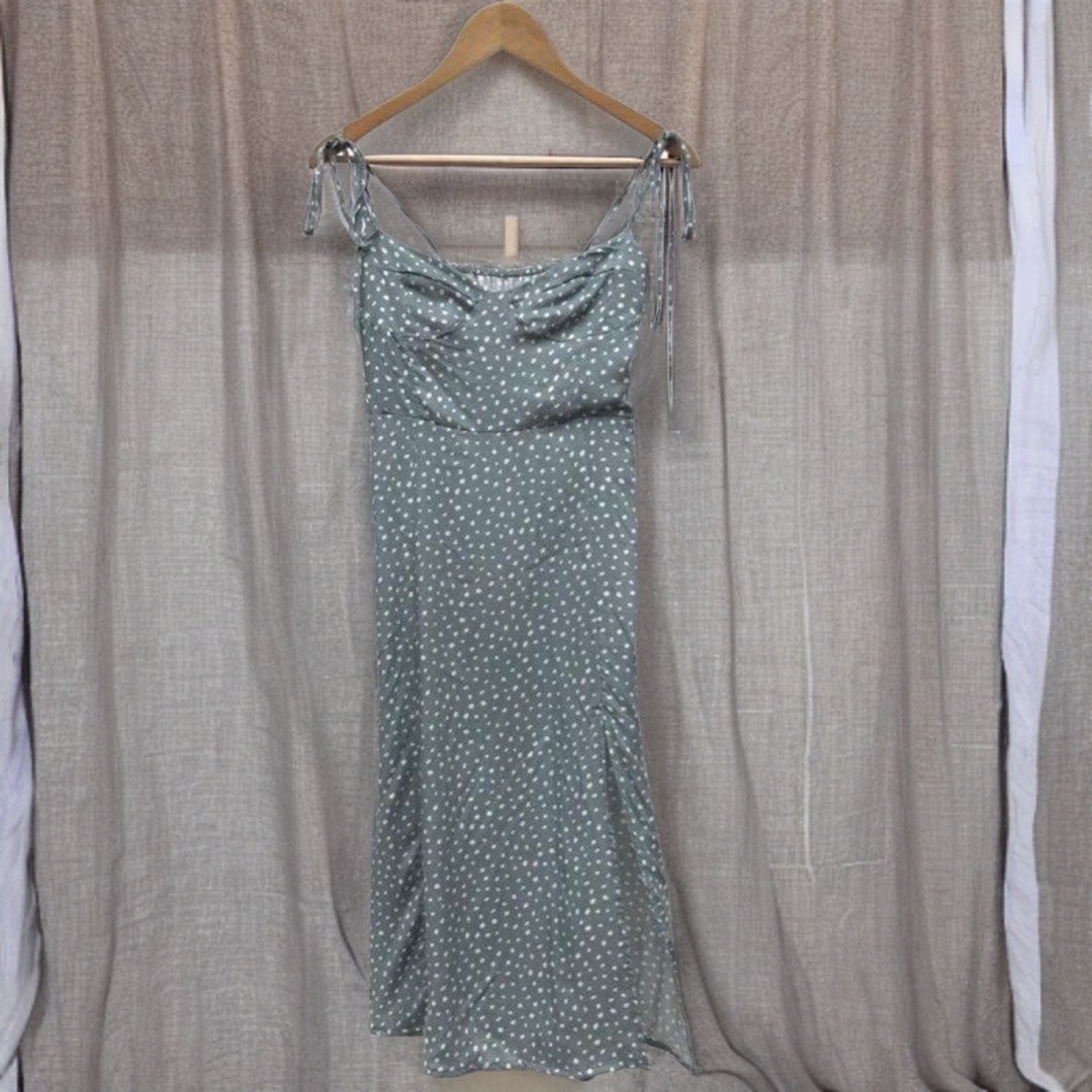 Amal Linen Slit Dress
