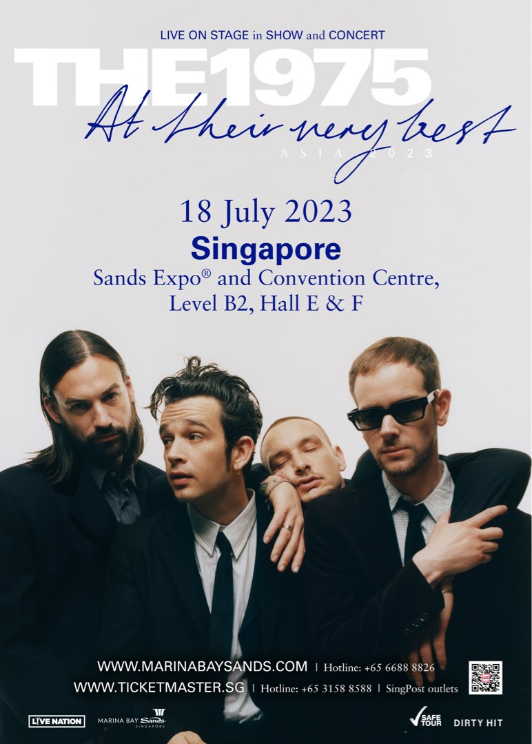 The 1975 Singapore 18 July 2023, 8PM, Tickets & Vouchers, Event Tickets