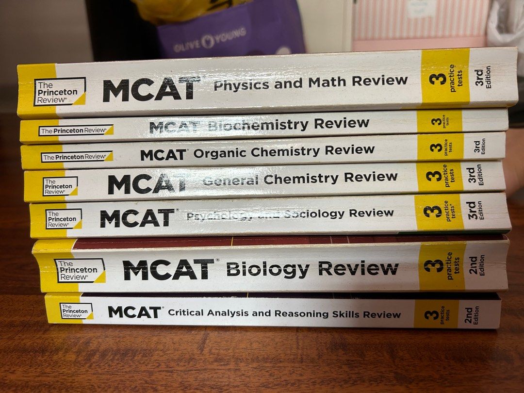 The Princeton Review 3rd Edition MCAT Subject Review Complete Set