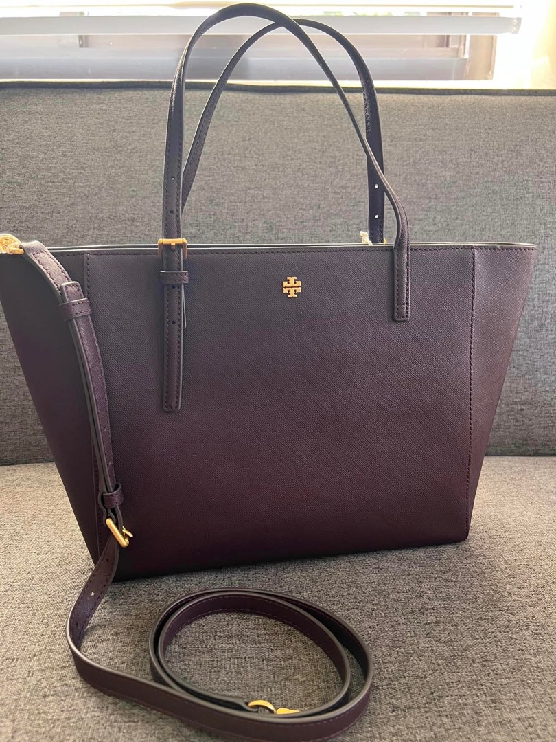 Tory burch emerson small tote, Luxury, Bags & Wallets on Carousell