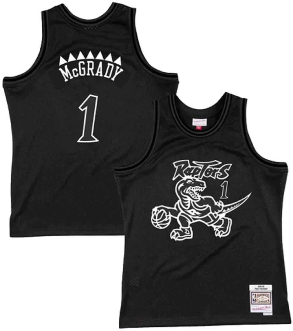 Tracy McGrady nba basketball toronto Raptors swingman Mitchell and ness  jersey, Men's Fashion, Activewear on Carousell