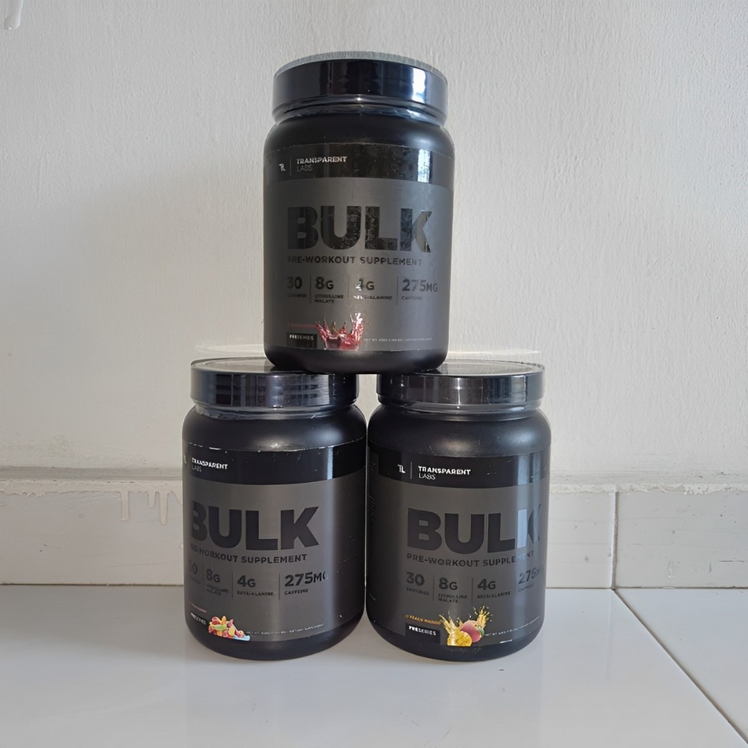 Transparent Labs Pre Workout High Stim Bulk Black New Stocks, New