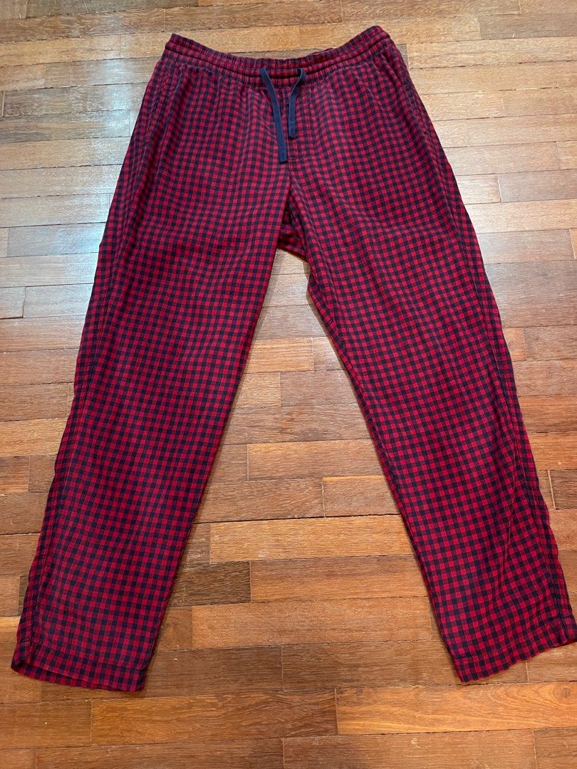 Uniqlo men flannel size M 32 76 84cm Men s Fashion Bottoms