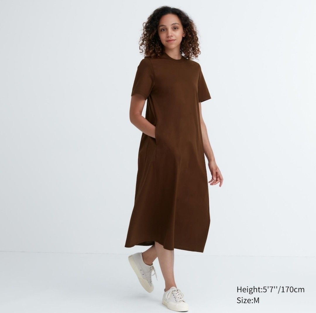Uniqlo mercerized dress cheap