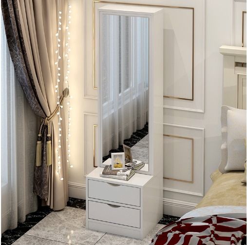 Dressing table with full length 2025 mirror