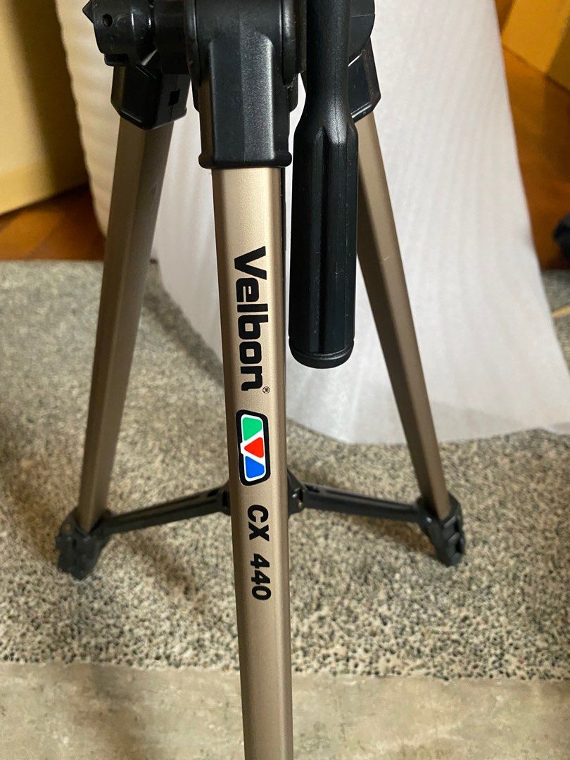 Velbon tripod and case, Photography, Photography Accessories, Tripods