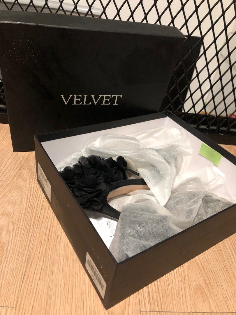 Velvet top brand shoes
