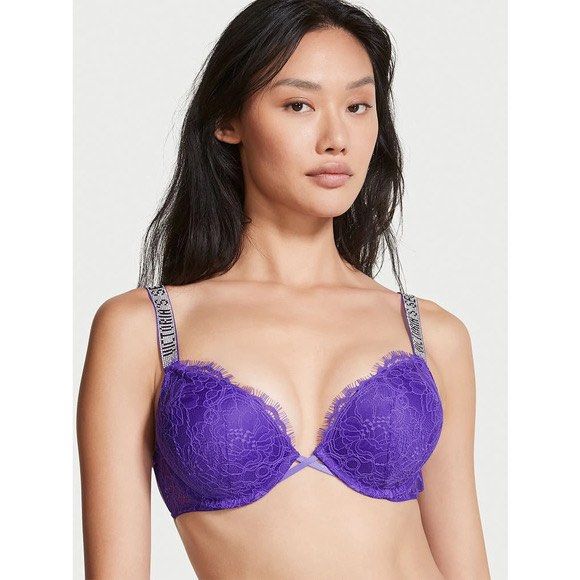 Lace Double Strap Bra 8C, Women's Fashion, Clothes on Carousell