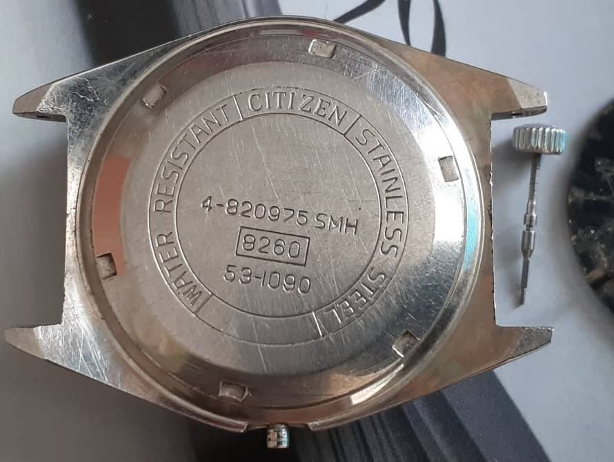 Vintage citizen watch case,Dial & Hands for spare parts.., Men's