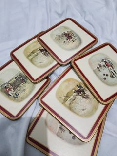 Vintage Coasters set #2 6pcs