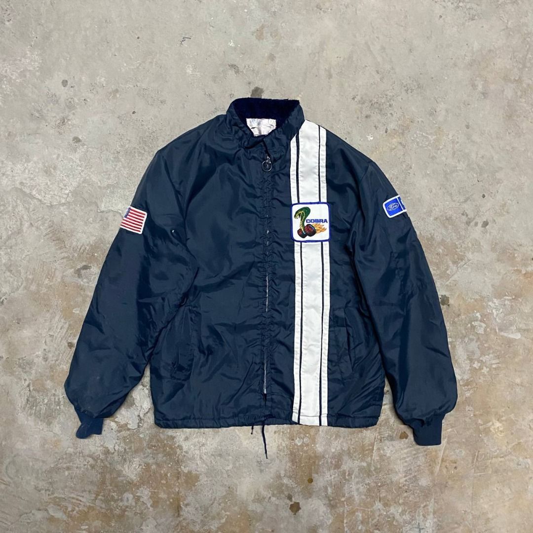 Vintage Cobra Racing jacket Men s Fashion Coats Jackets and