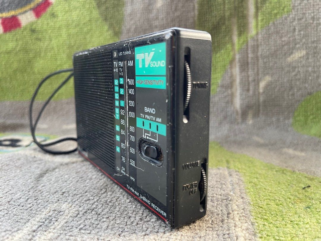 Vintage National Radio Tv sounds Complete Local Statios am fm tv ...