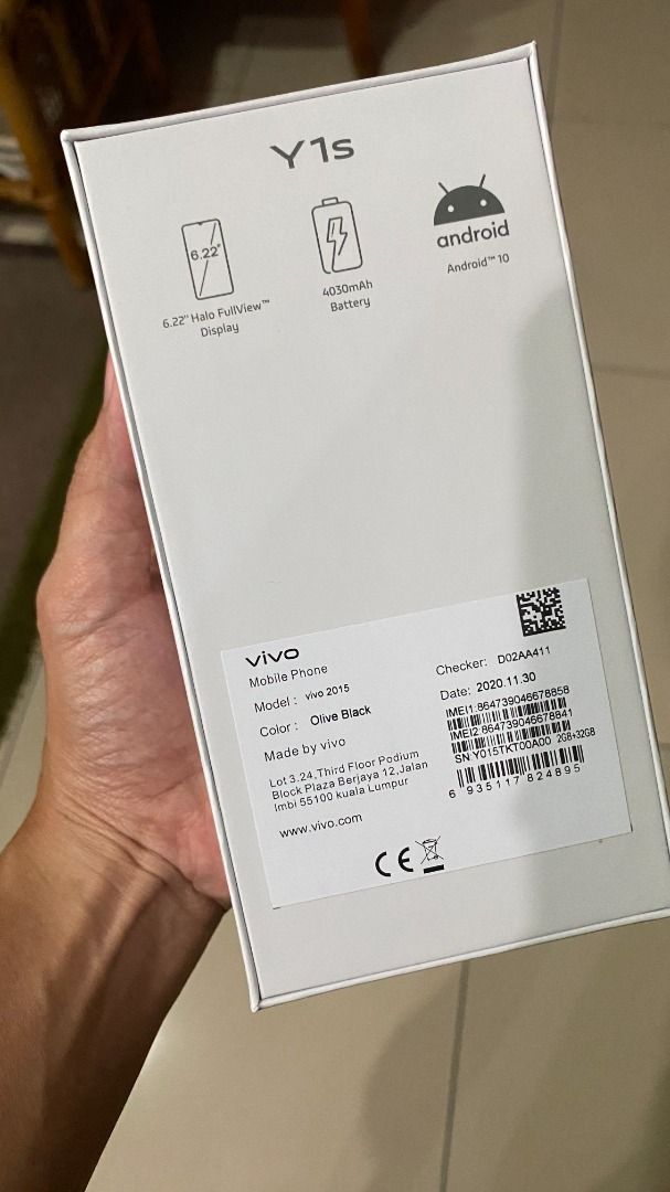 Vivo Y1s Handphone BRAND NEW Mobile Phones Gadgets Mobile