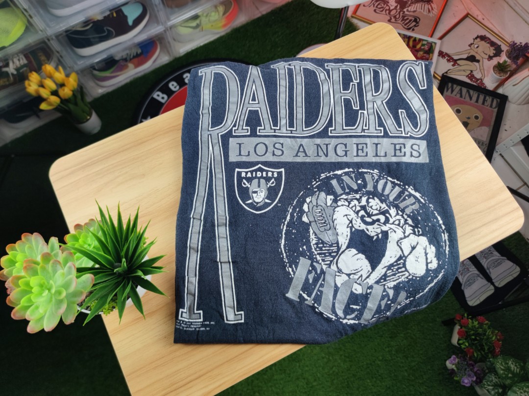 Vintage 90s Los Angeles Raiders Single Stitch T-shirt Size 