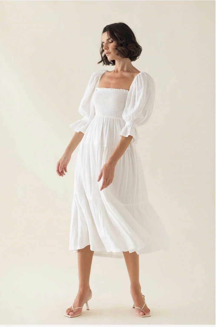 White Casual Dress Women s Fashion Dresses Sets Dresses on