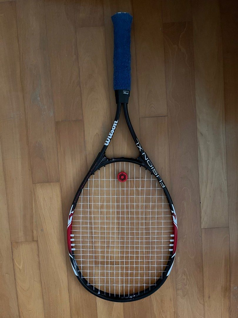 Wilson Fusion XL Tennis Racket, Sports Equipment, Sports & Games ...