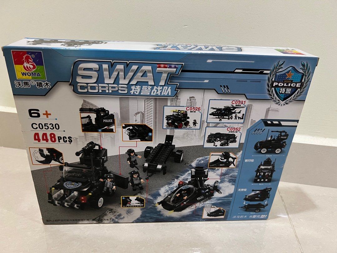 Lego WOMA TOYS SWAT Vehicles Truck Car SWAT Series Hobbies Toys