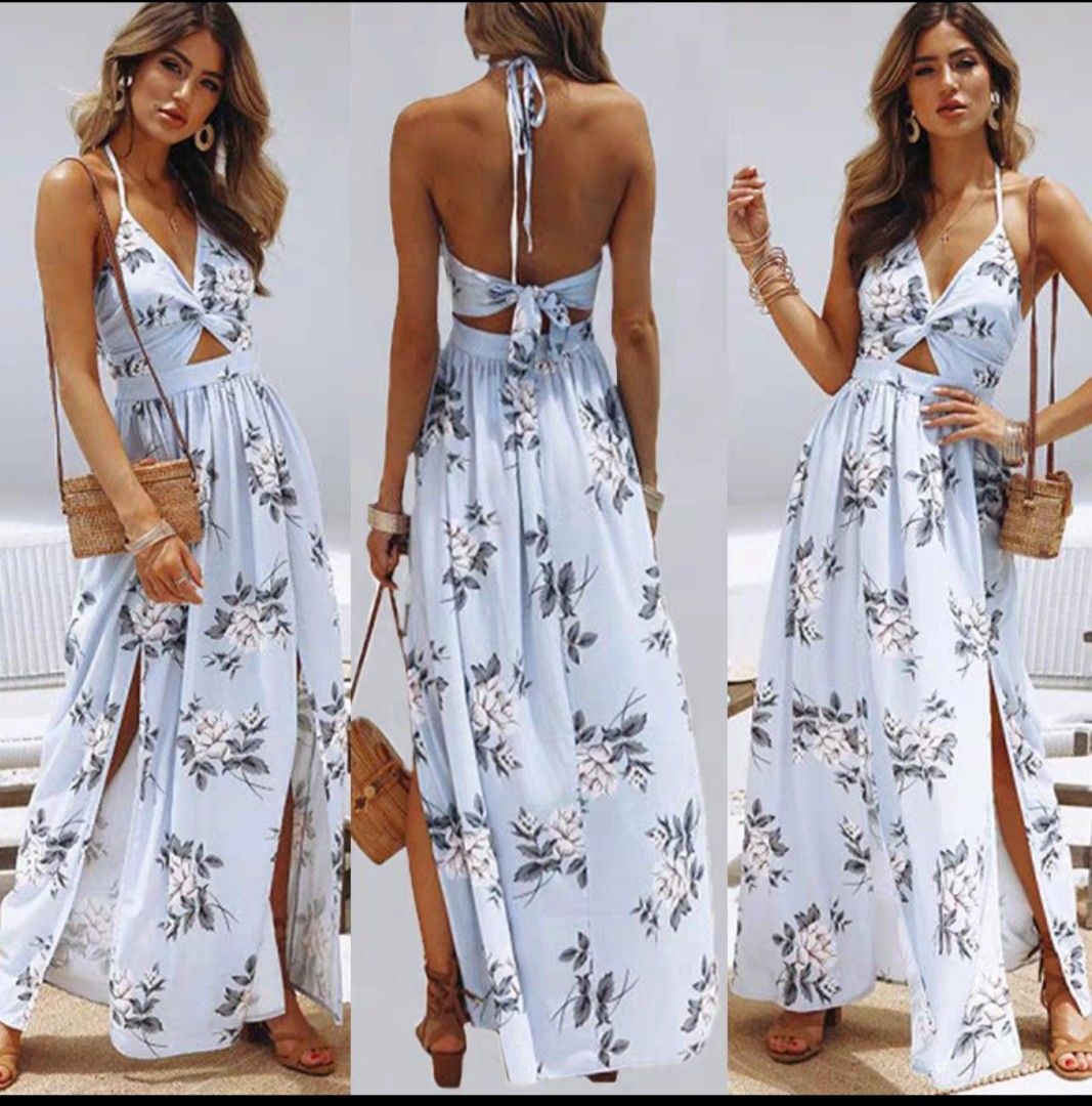 Women Boho Maxi Dress Women s Fashion Dresses Sets Dresses on Carousell
