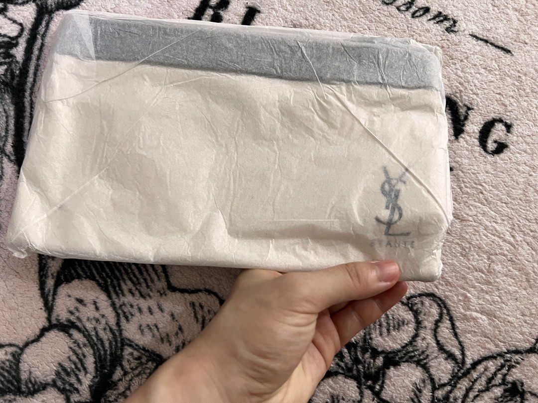 B New Sealed YSL make up bag organiser clutch handbag Luxury