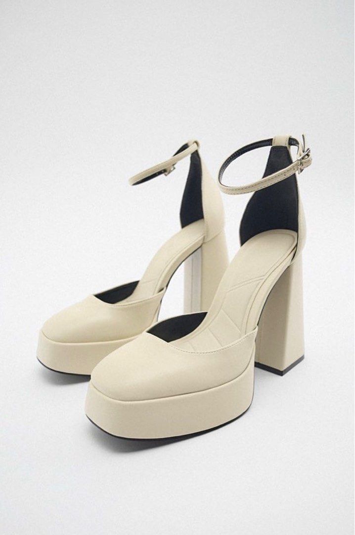 Zara disco block heels - Depop