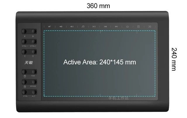 ☎️55663318、全新貨品、10moons 1060Plus 繪圖板10x6 英寸數字繪圖板