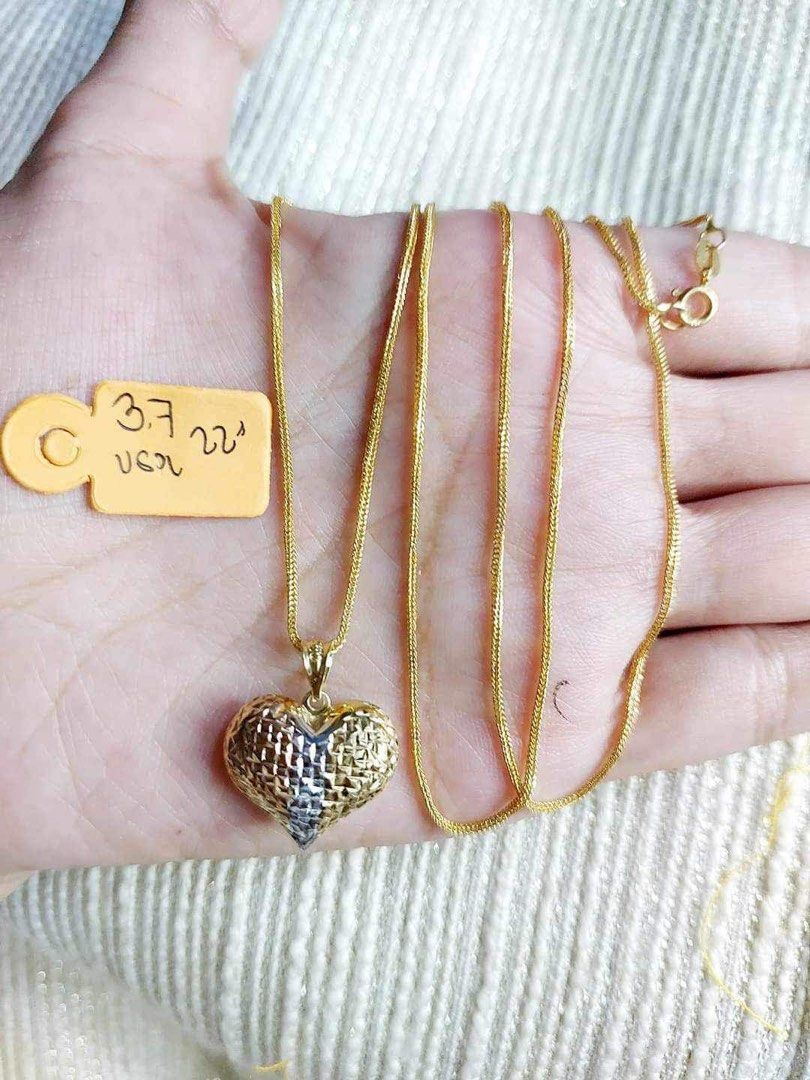 18k saudi gold necklace, 女裝, 飾物及配件, 頸鍊- Carousell