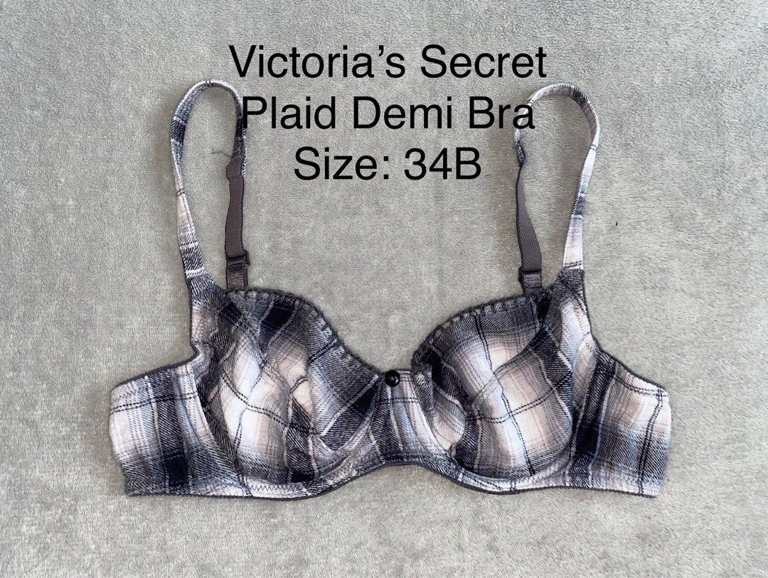 34B Victoria's Secret Demi Bra, Women's Fashion, Undergarments & Loungewear  on Carousell