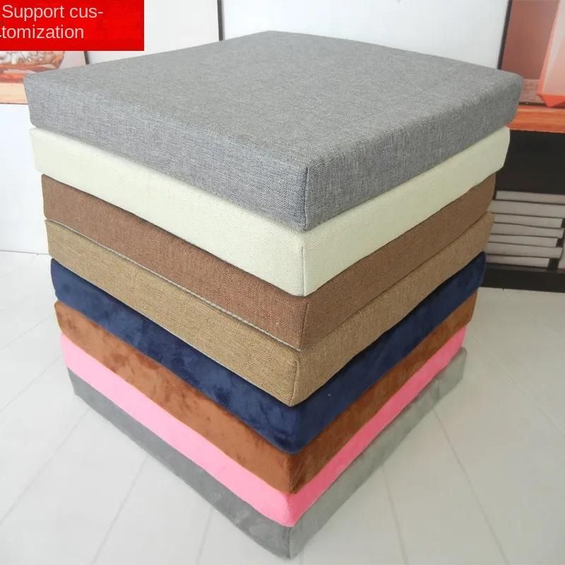 Thicken Chair Cushion 35D High Density Foam Cushion Solid Wood Sofa Cushion  Floor Cushion Pillow Tatami