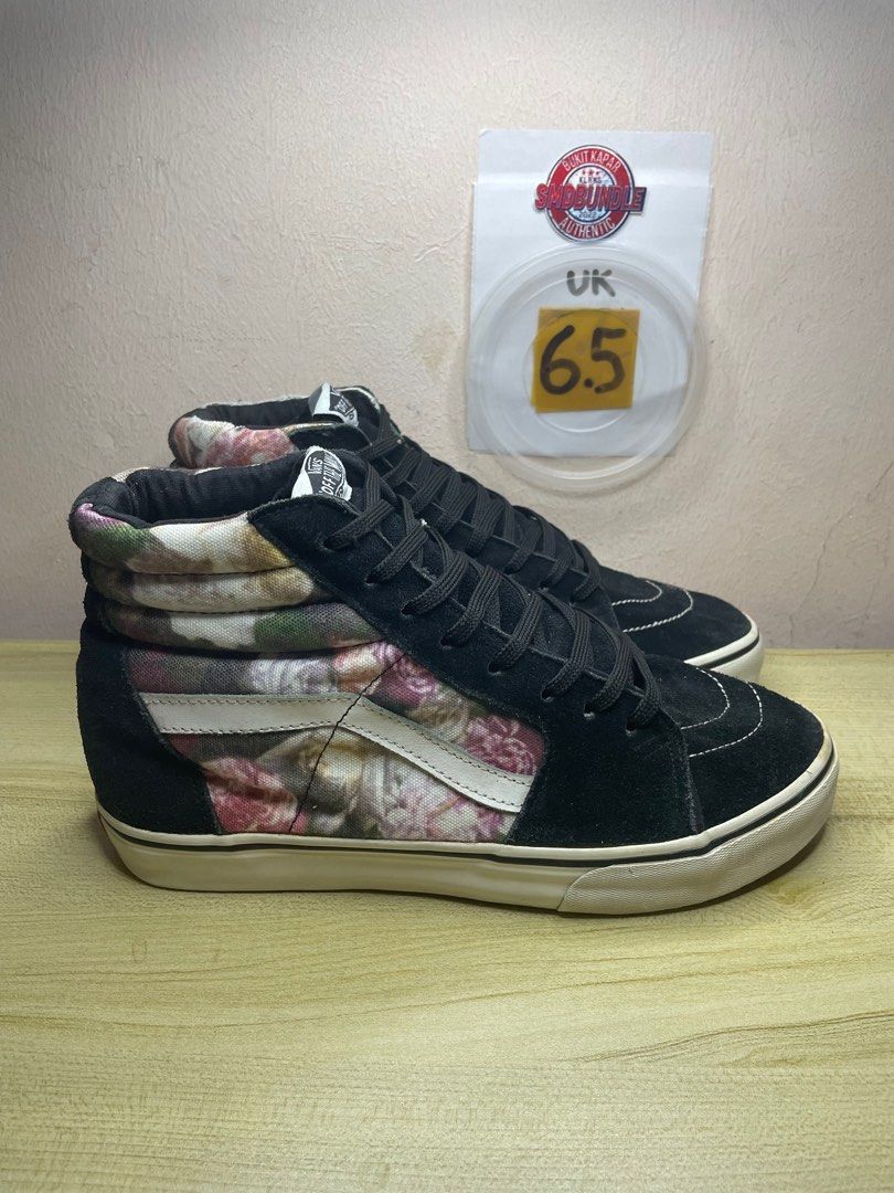 Supreme x vans cheap sk8-hi floral