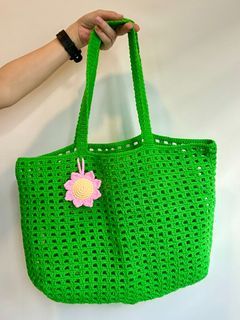手工编织华夫格包